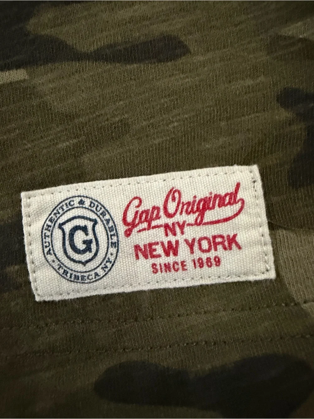 Gap Kids Camouflage Henley T-Shirt xxl